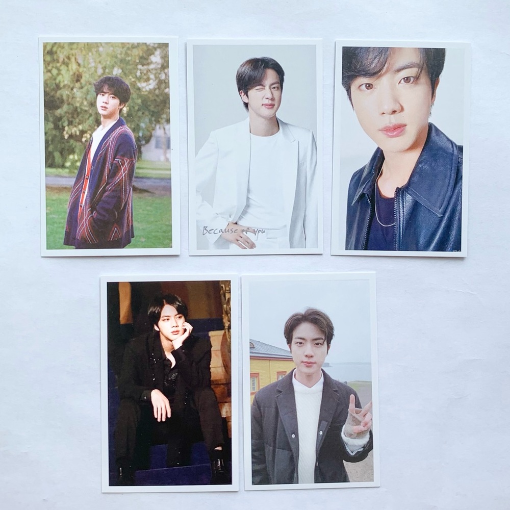 Jin Seok-jin BTS Bangtan Boys Photocards Lot of 5